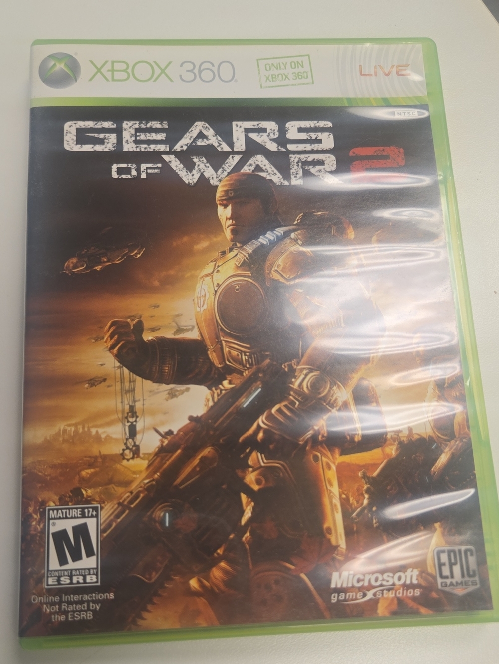 Xbox 360 Game Case - Gears of War 2